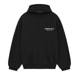 Fear of God Essentials Fleece Hoodie (FW24) Black