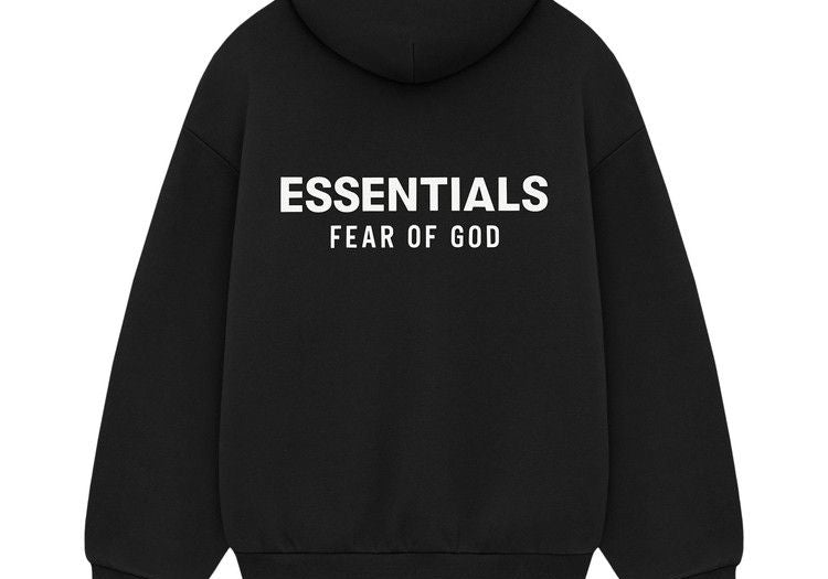 Fear of God Essentials Fleece Hoodie (FW24) Black