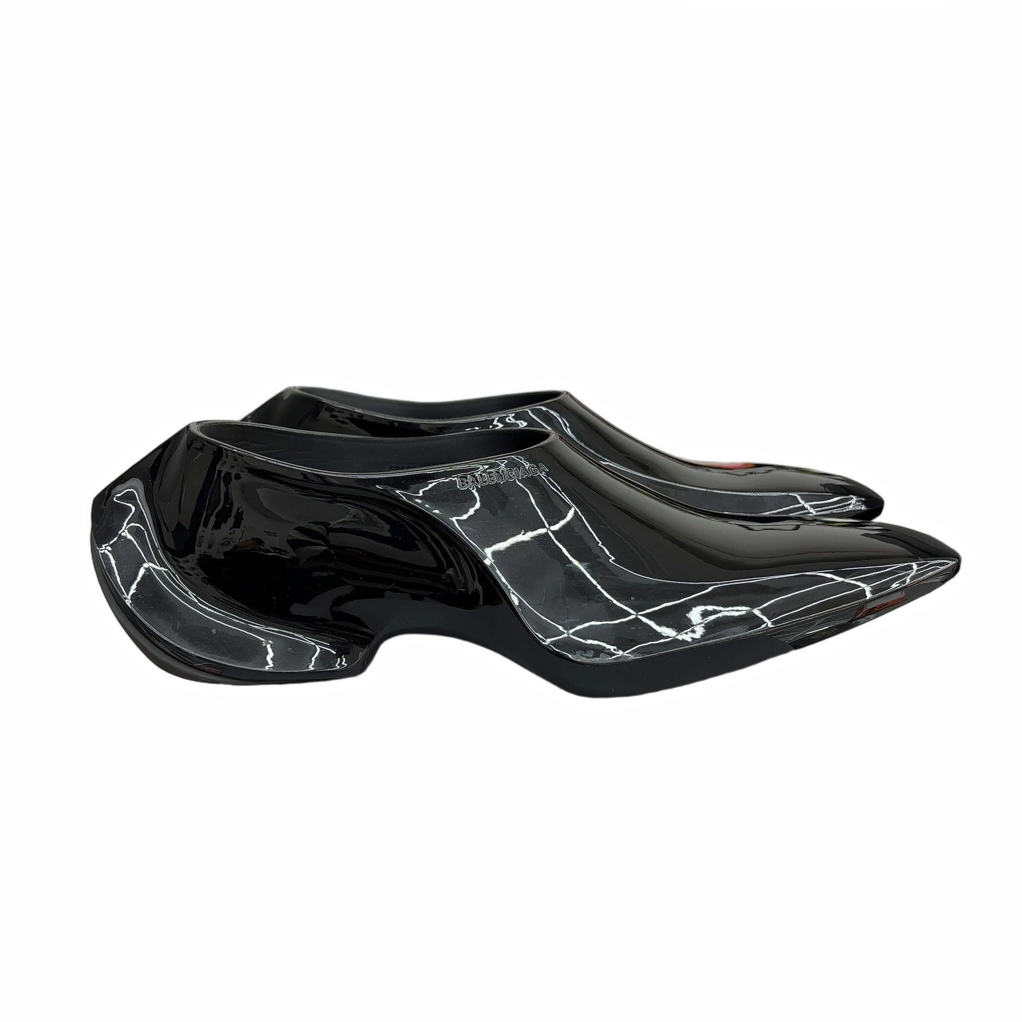 Balenciaga Space Shoe Shiny Black