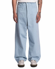 LU’U DAN Pleated Front Oversized Denim Pant
