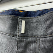 Givenchy Black Waxed Denim Jeans
