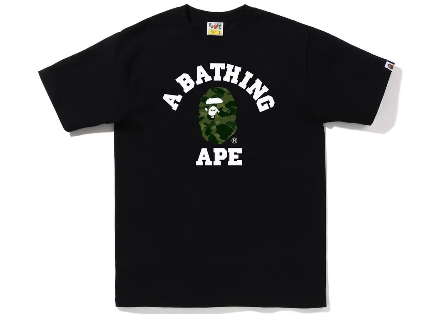 BAPE Color Camo College Tee (FW22) Black Green