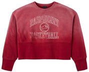 GV Gallery Raspberry Hills BBall Crewneck Washed Red