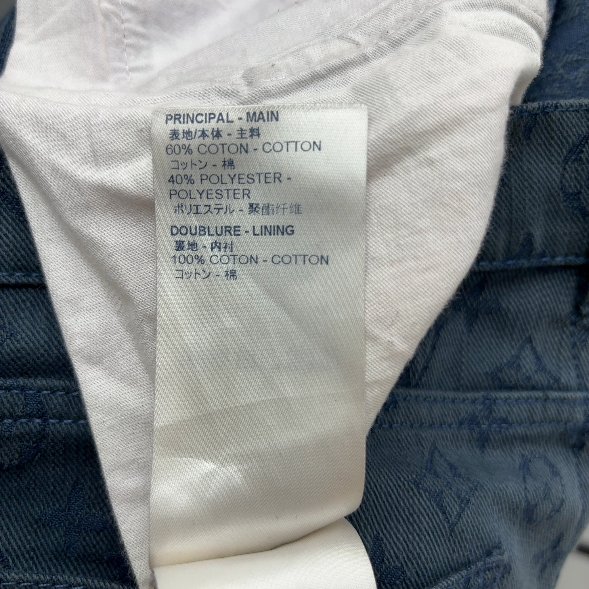 Louis Vuitton Monogram Denim Trousers