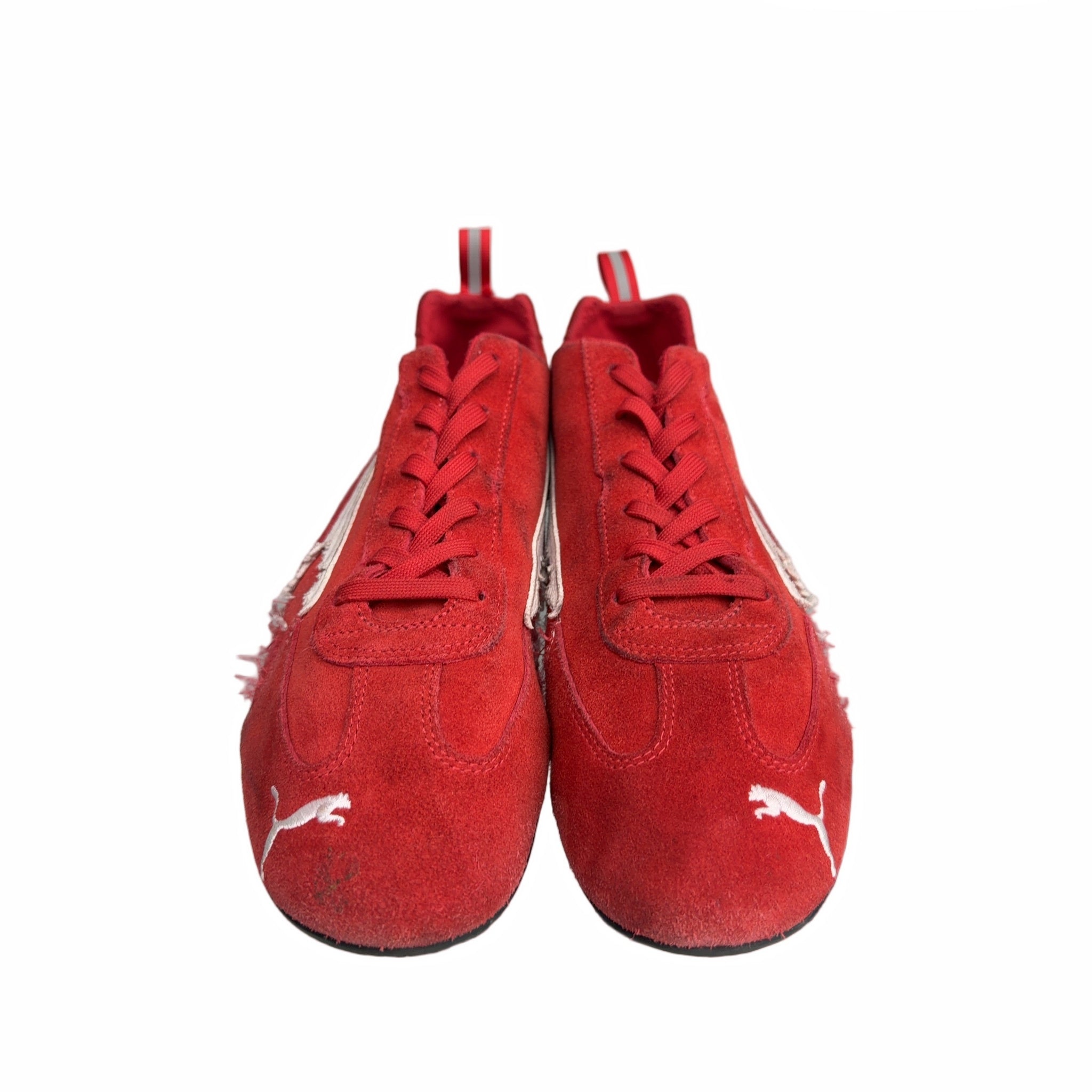Balenciaga x Puma Speedcat Suede Distressed Red White