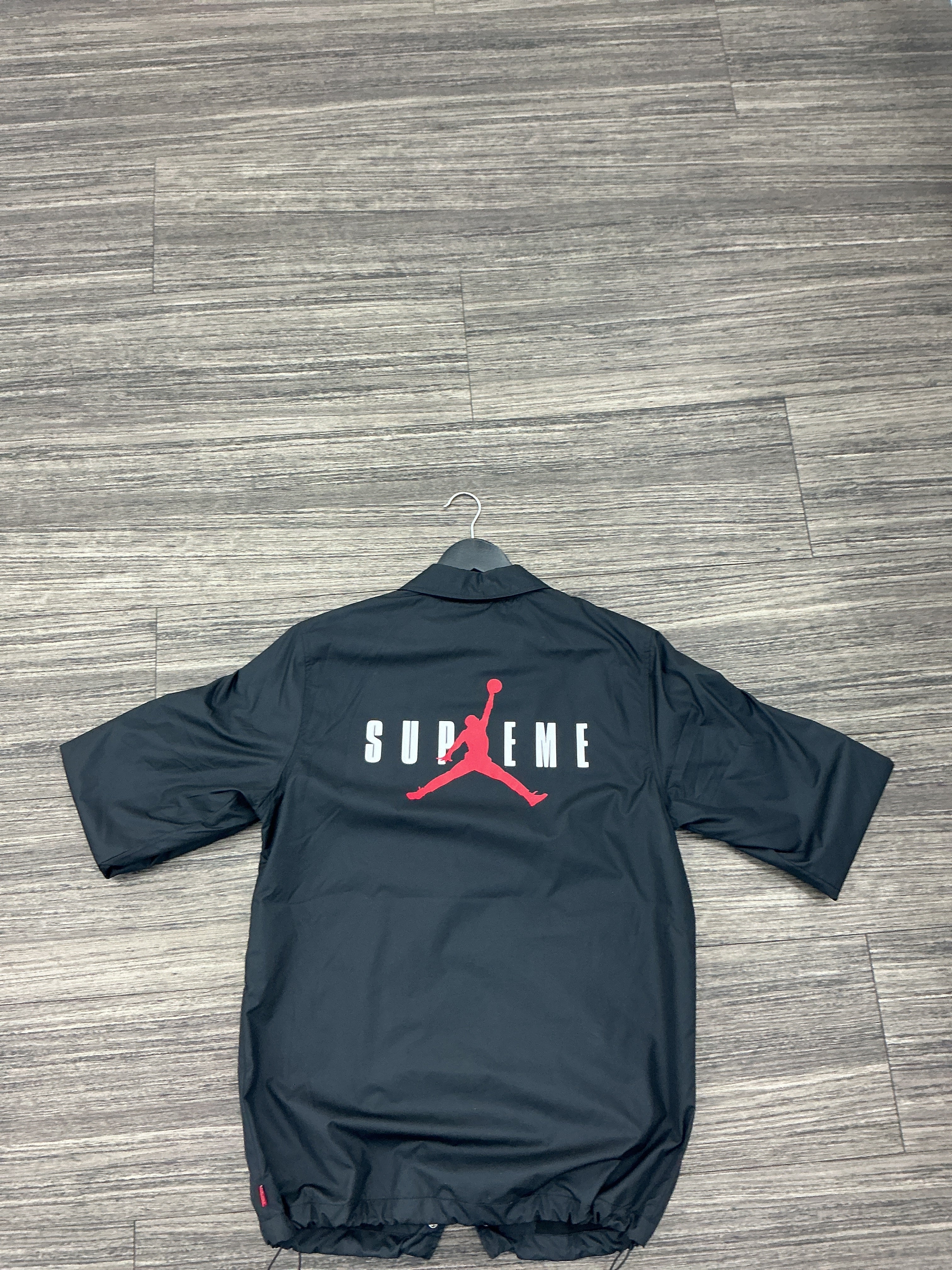 Supreme Jordan Coaches Jacket Black
