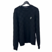 Louis Vuitton Embellished Wool Damier Pullover