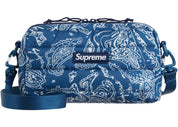 Supreme Puffer Side Bag Blue Paisley