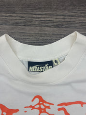 Hellstar Jesus T-Shirt White Orange