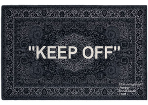 Virgil Abloh x IKEA "KEEP OFF" Rug 200x300 CM Grey/White