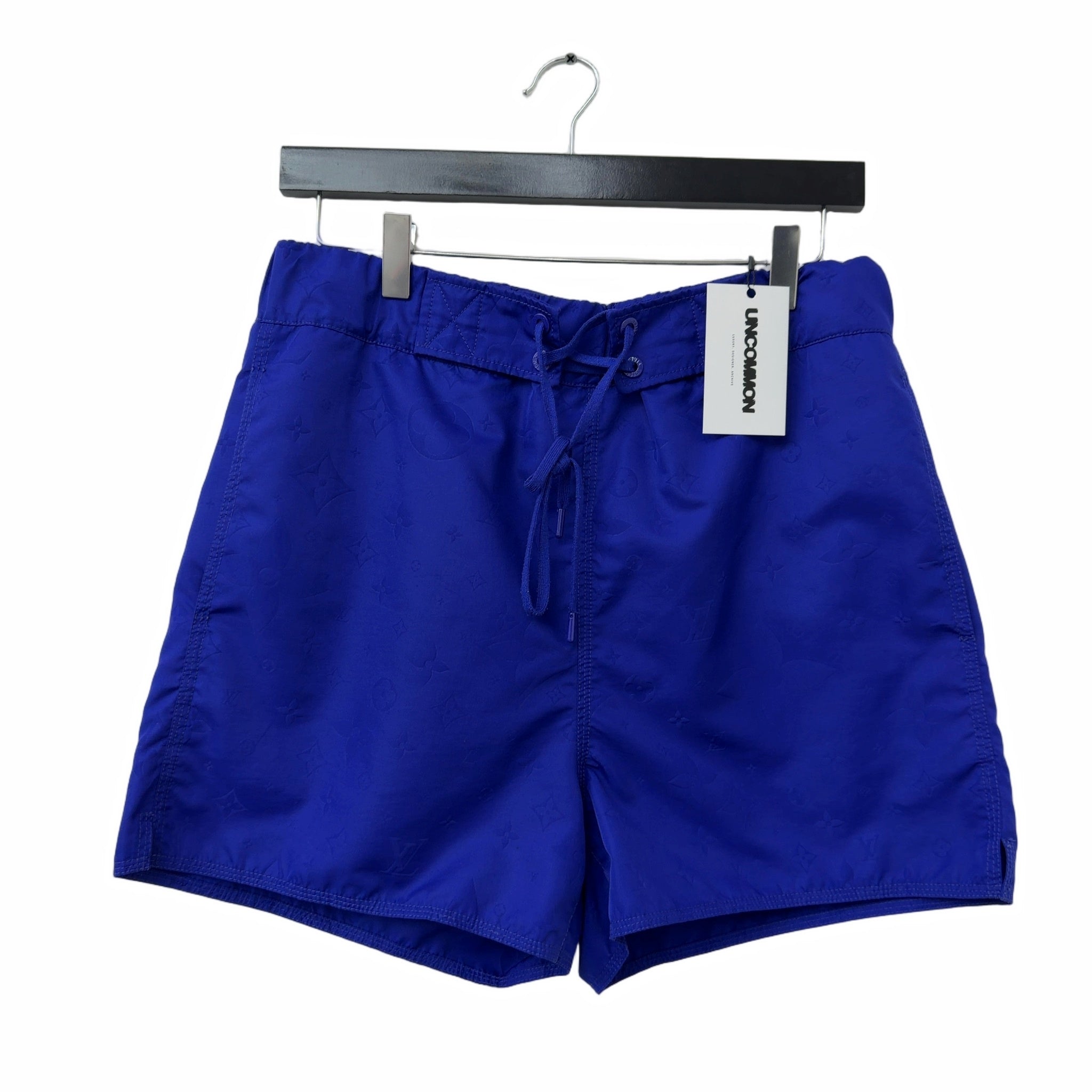 Louis Vuitton Monogram LV Blue Cargo Pocket Swim Trunks Shorts