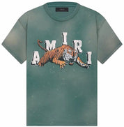 Amiri Vintage Tiger Tee Green