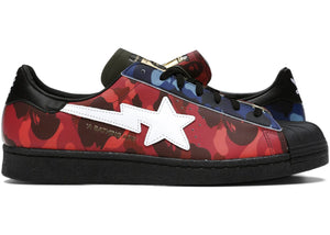 Adidas Superstar 80s Bape Multi Camo