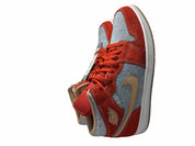 Jordan 1 Mid Denim Red