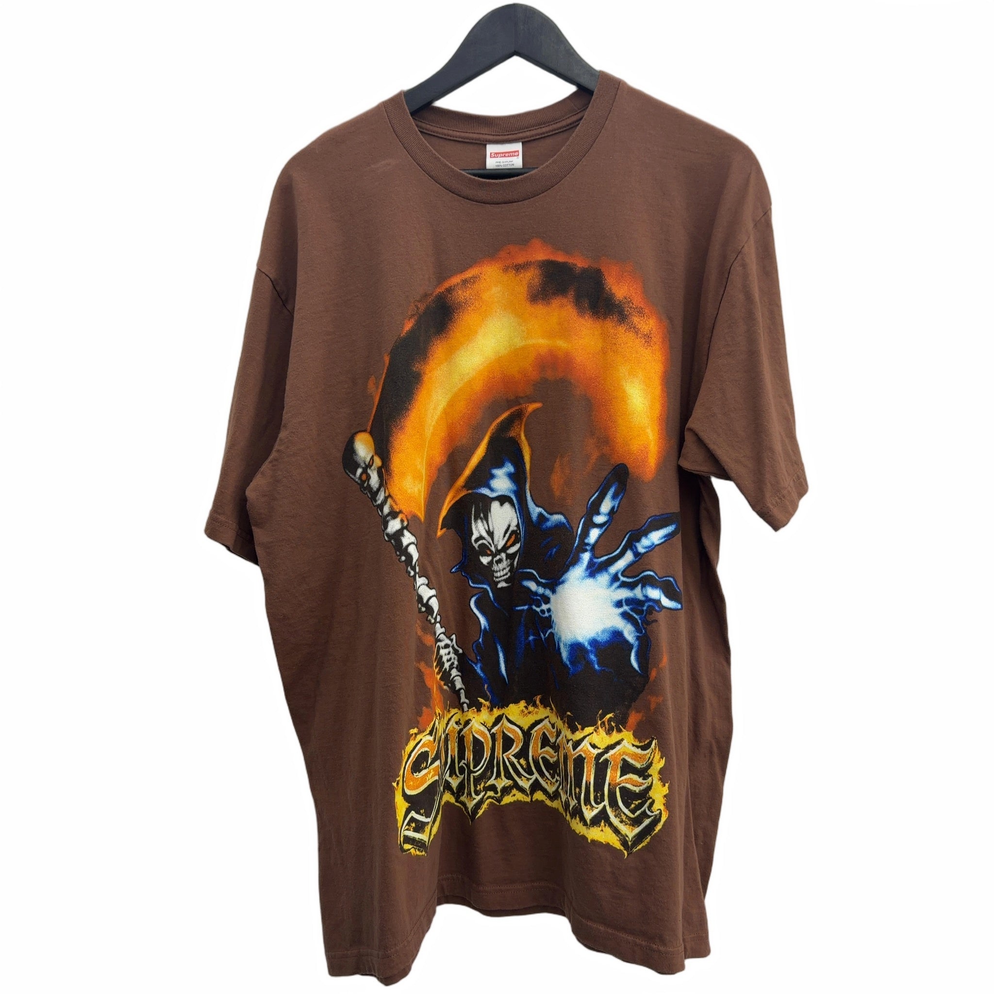 Supreme Grim Reaper Tee Brown