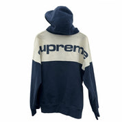 Supreme Blocked Hoodie Navy