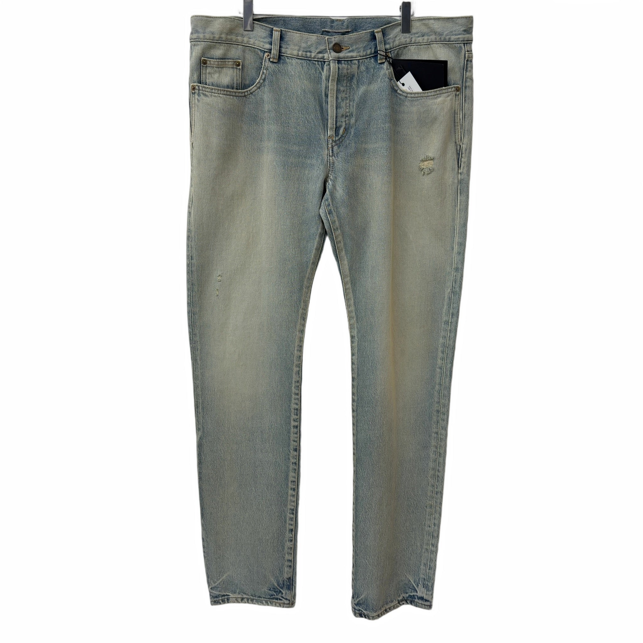 Saint Laurent Slim Fit Jeans Light Fall Blue Denim