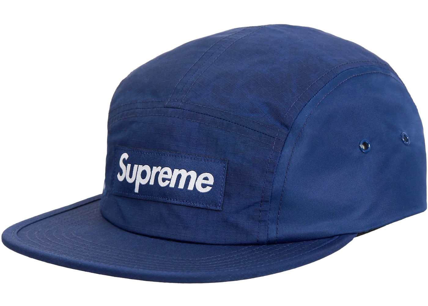 Supreme Waxed Ripstop Camp Cap Navy