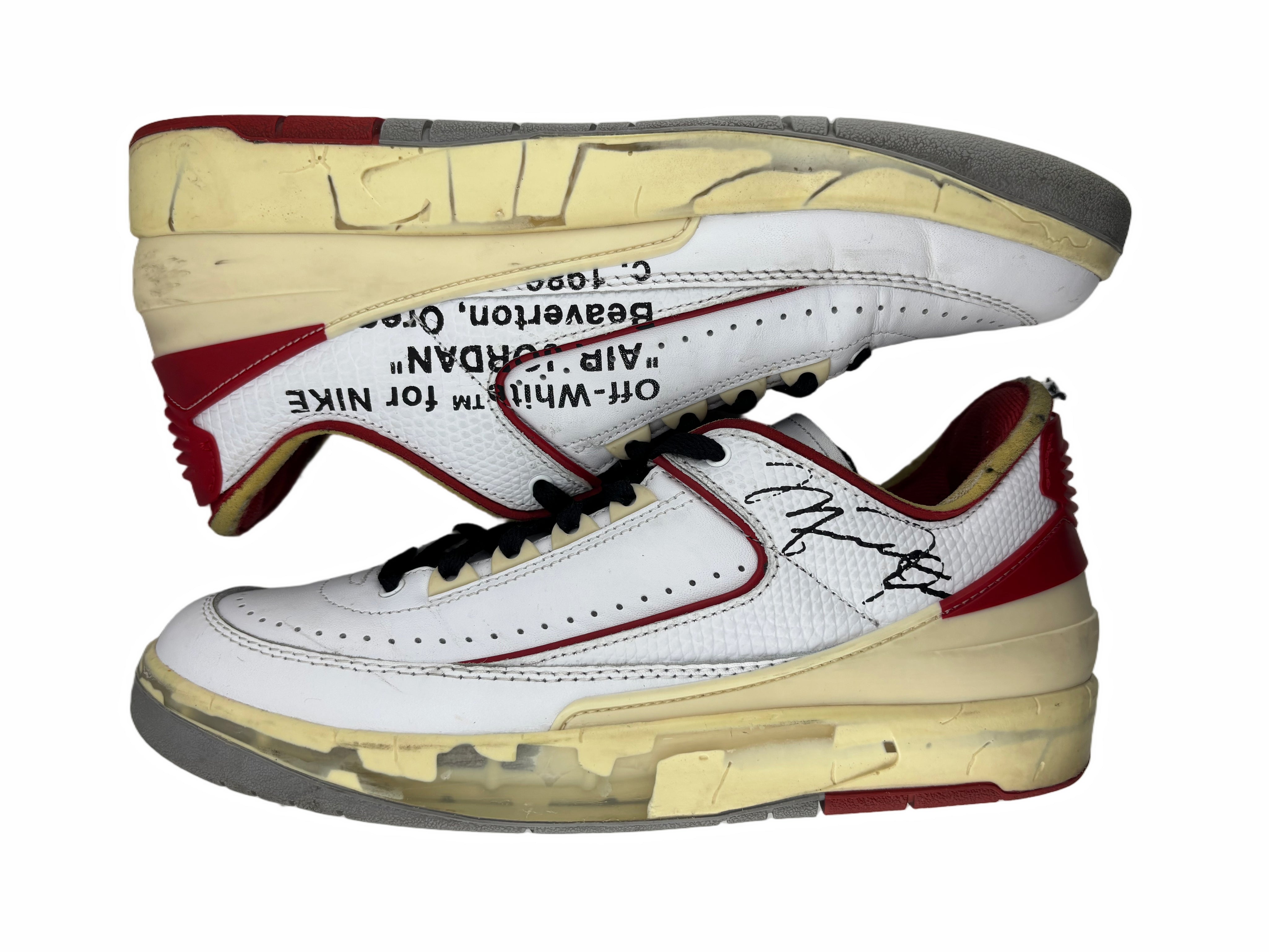 Jordan 2 Retro Low SP Off-White White Red