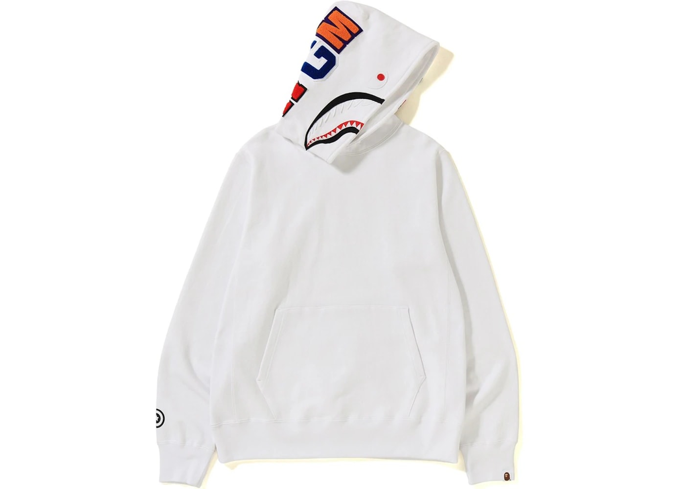 BAPE Shark Pullover Hoodie White