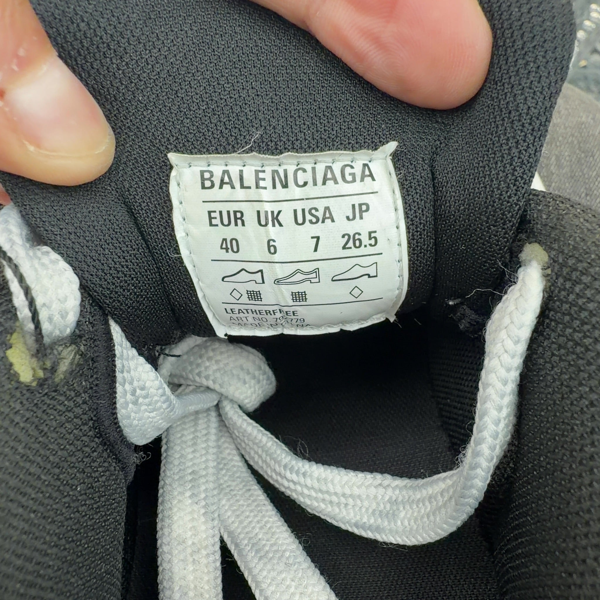 Balenciaga 10XL White Black Grey