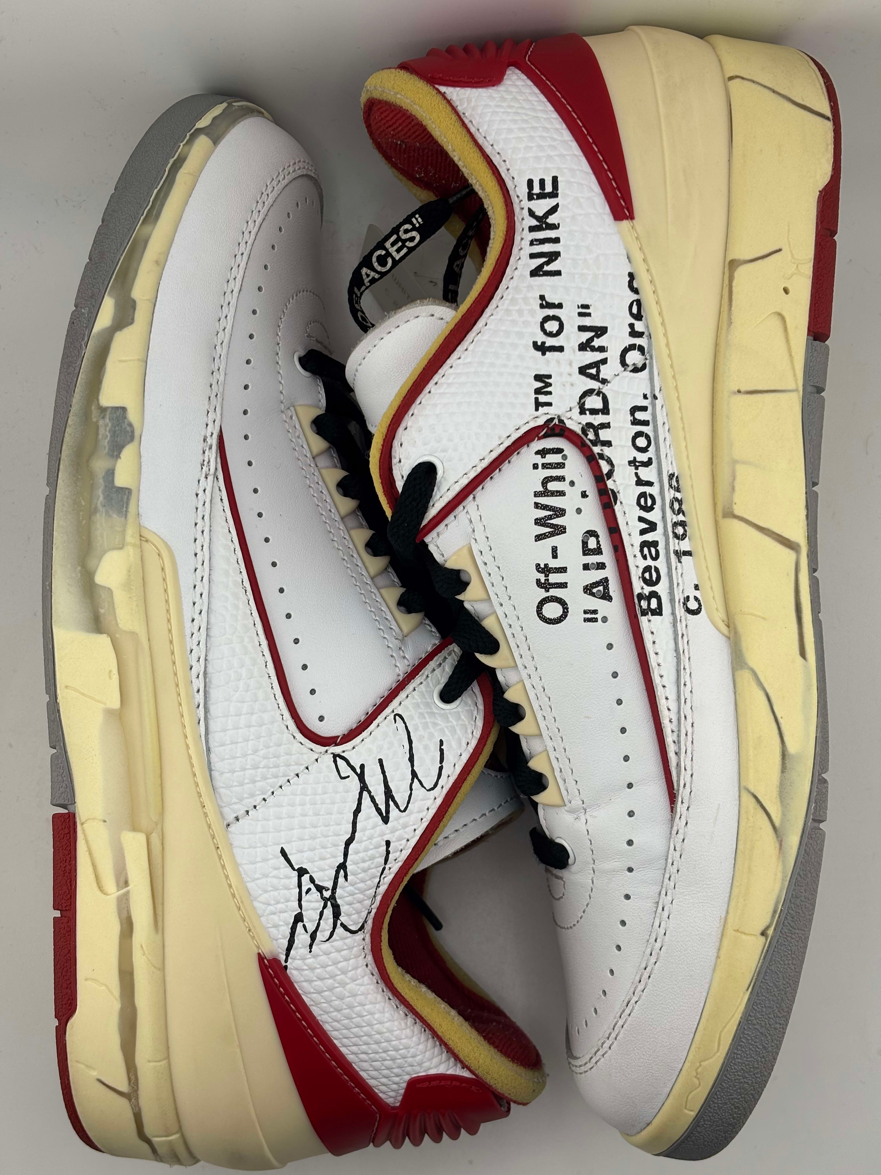 Jordan 2 Retro Low SP Off-White White Red
