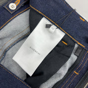 Givenchy Black Waxed Denim Jeans