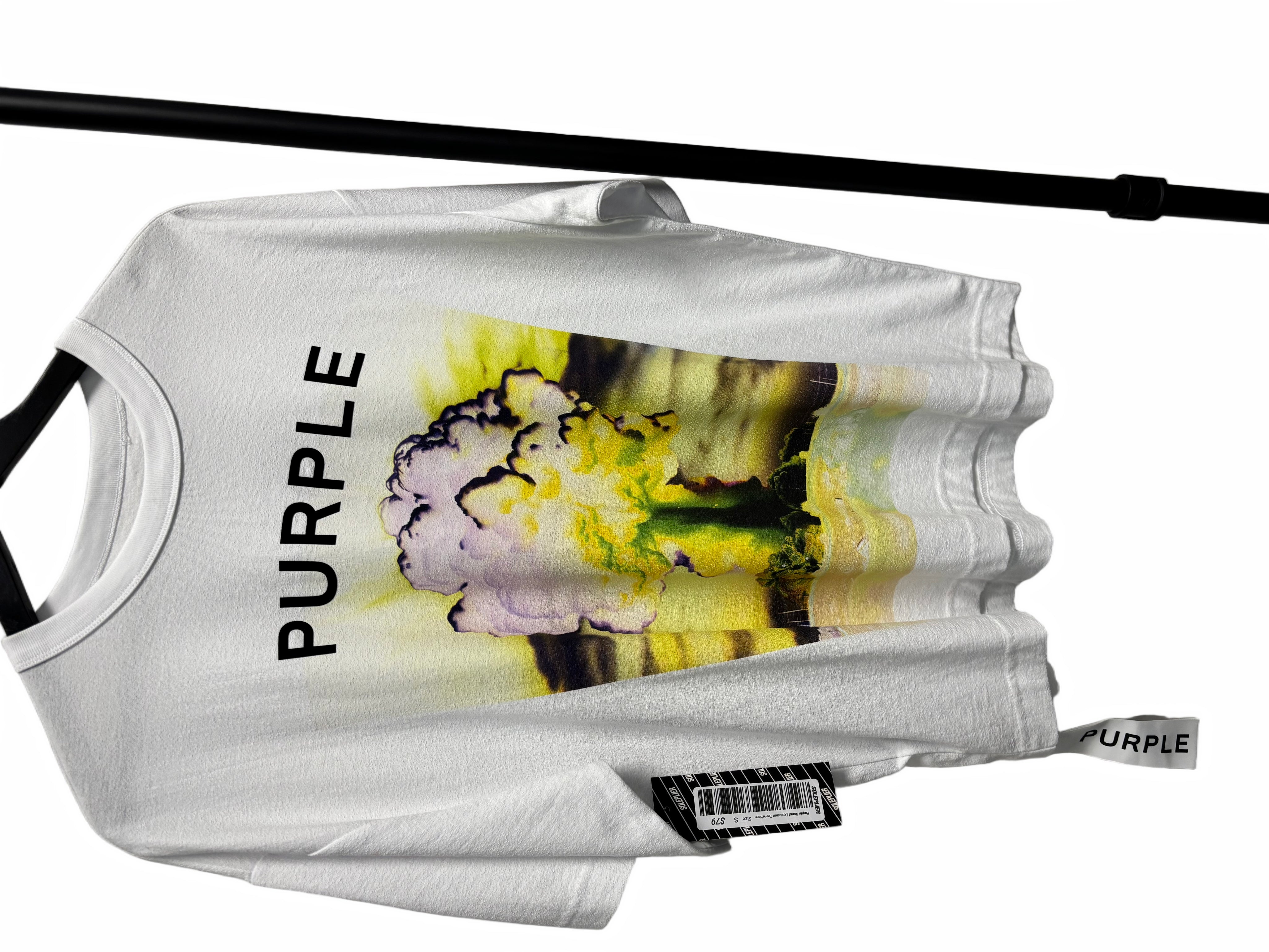 Purple Brand Explosion Tee Whitee