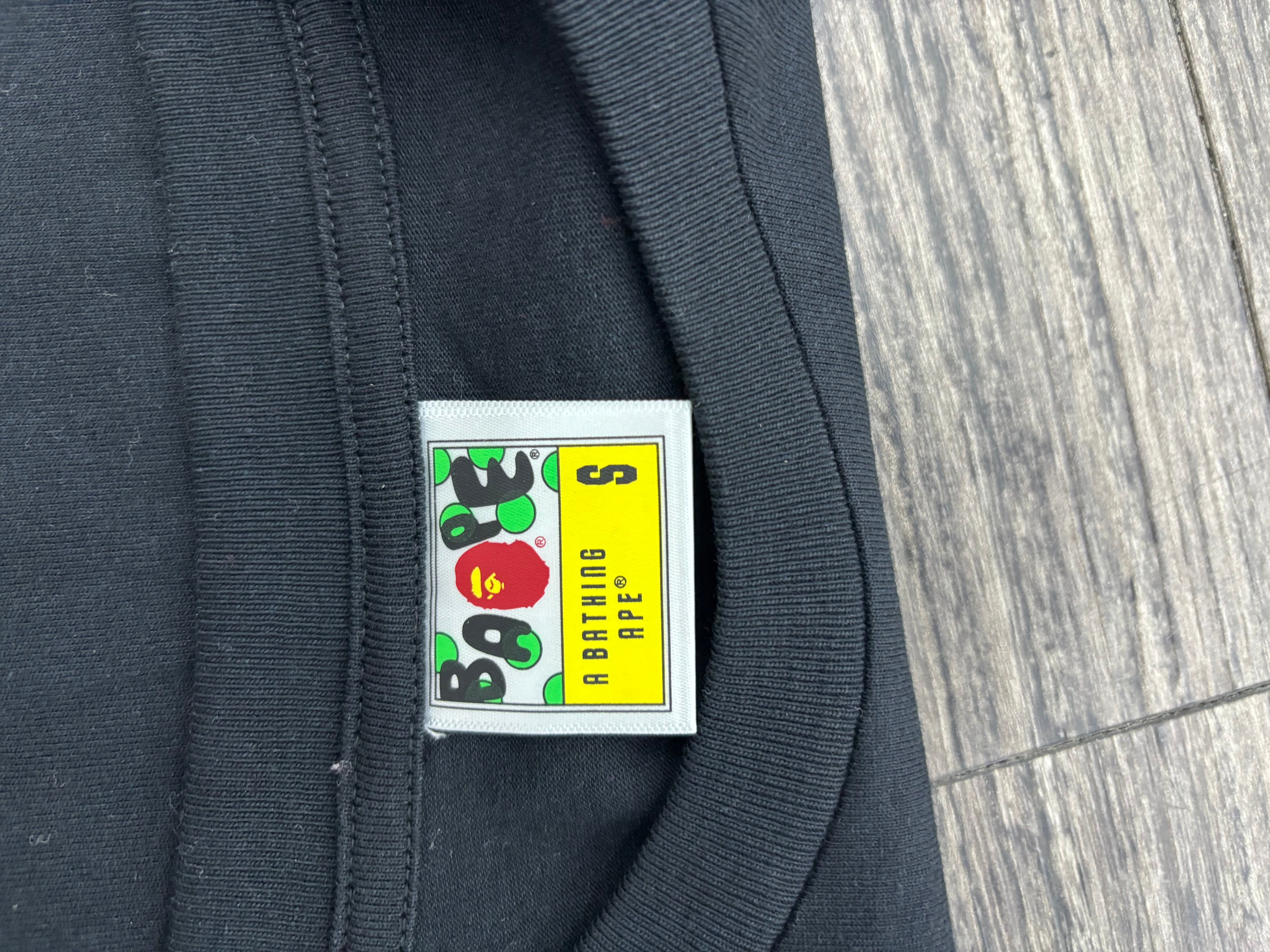 BAPE Tie Dye College Tee Black/Multi