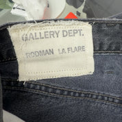 Gallery Dept. Studded LA Flare Denim Jeans Black