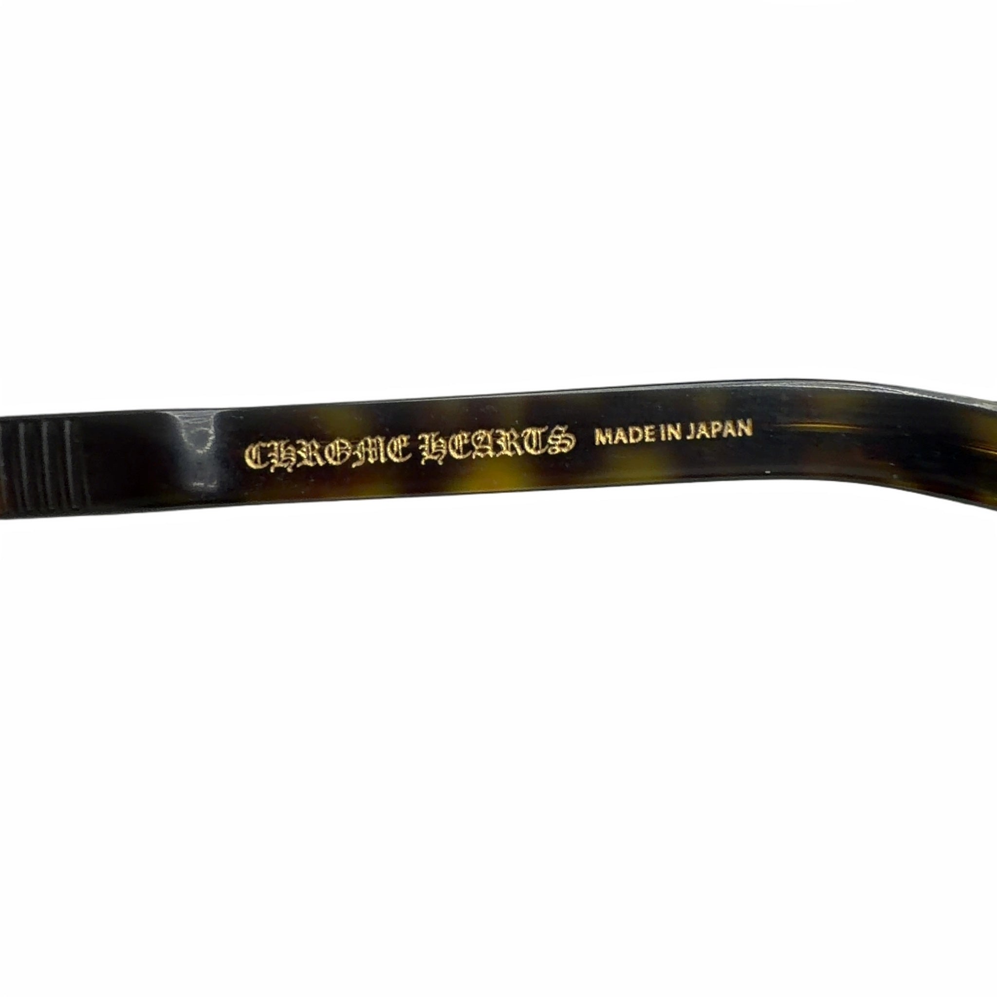 Chrome Hearts Chirp Chirp Glasses Pale Ale/Tortoise