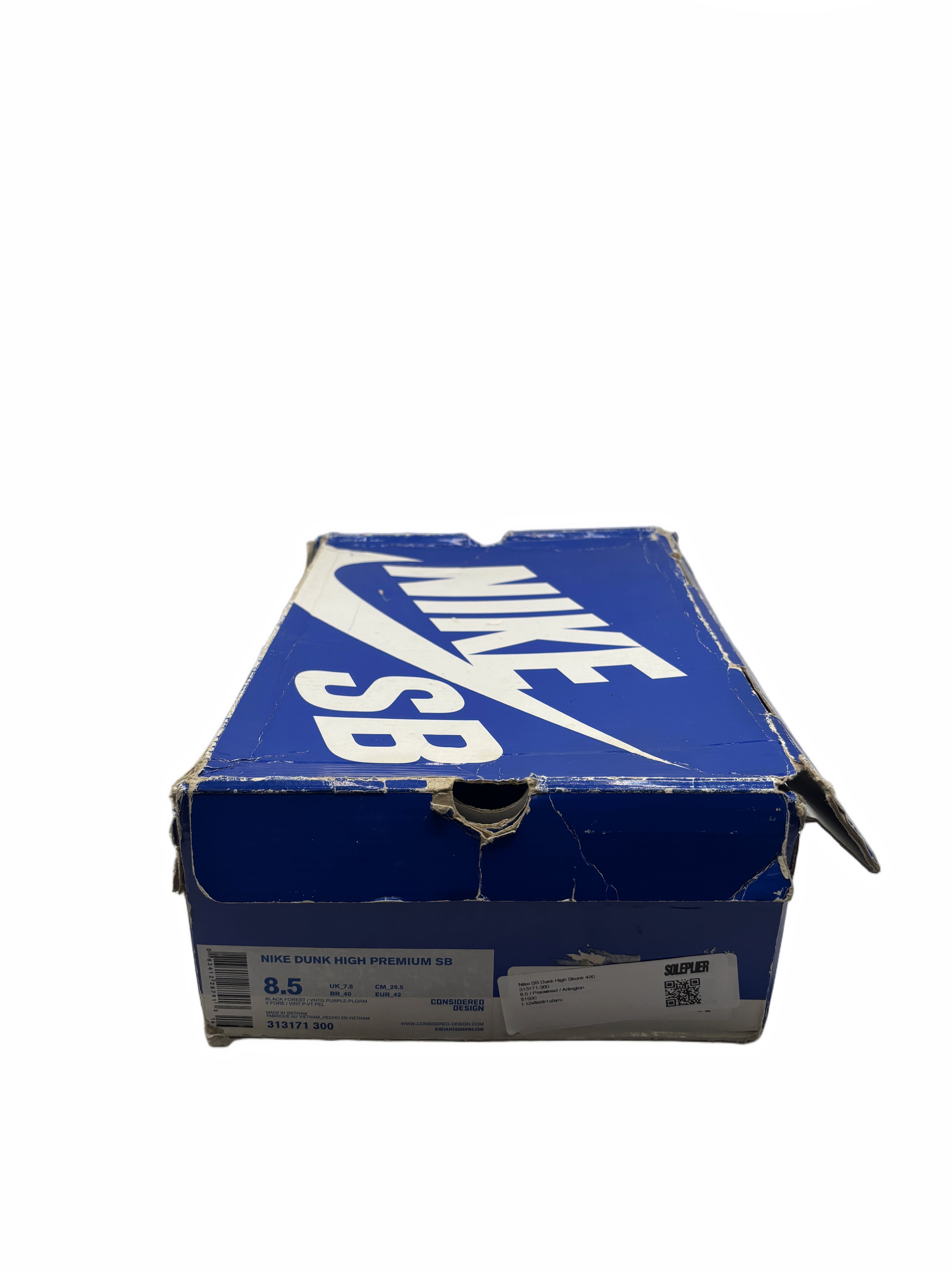 Nike SB Dunk High Skunk 420