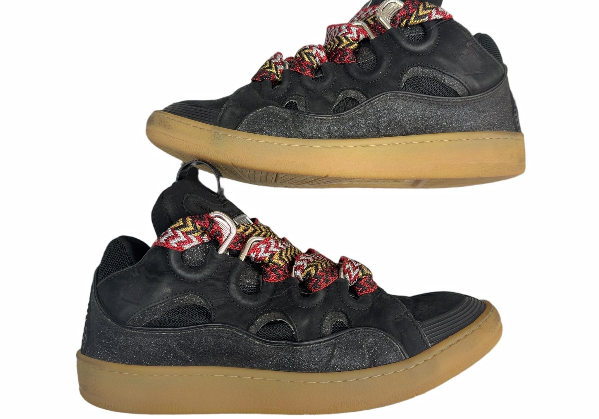 Lanvin Leather Curb Black Gum