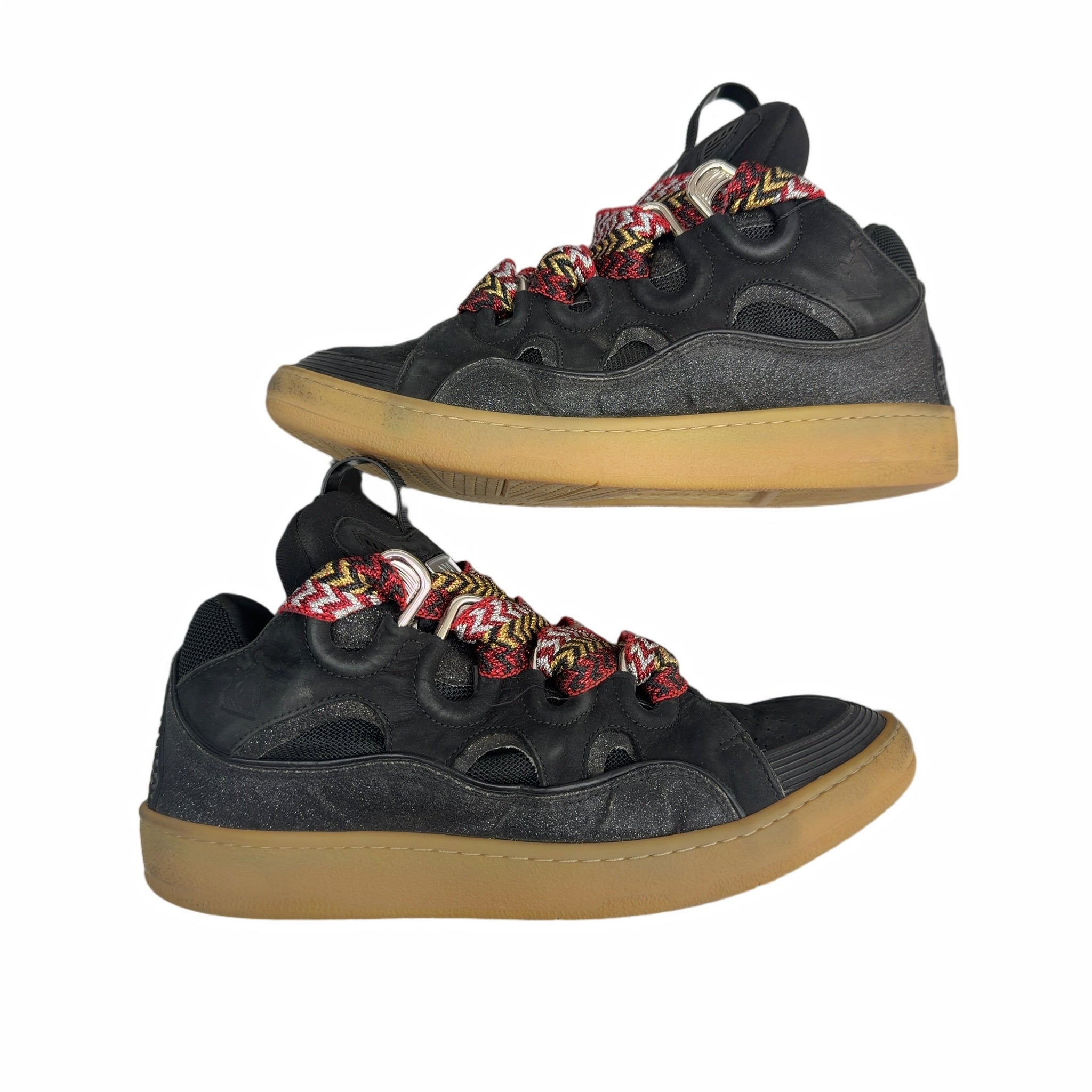 Lanvin Leather Curb Black Gum