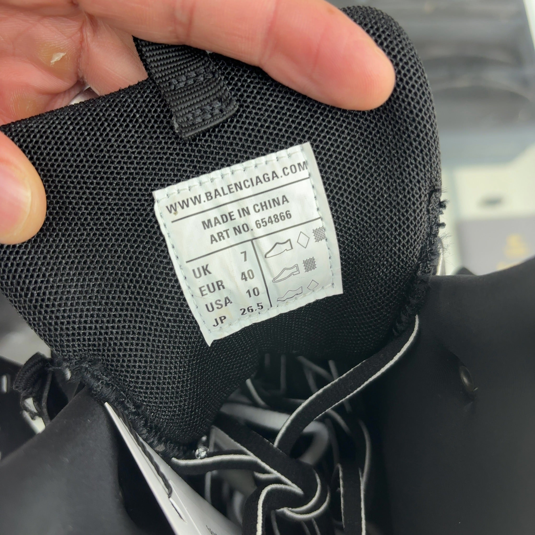 Balenciaga Track Hike Black Black White (Women's)