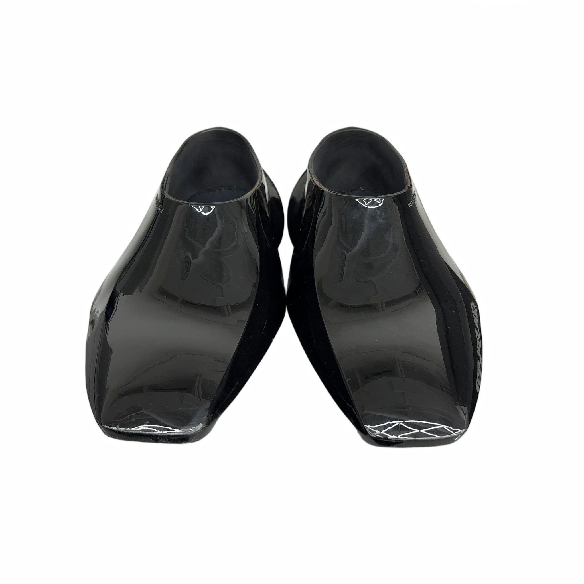 Balenciaga Space Shoe Shiny Black