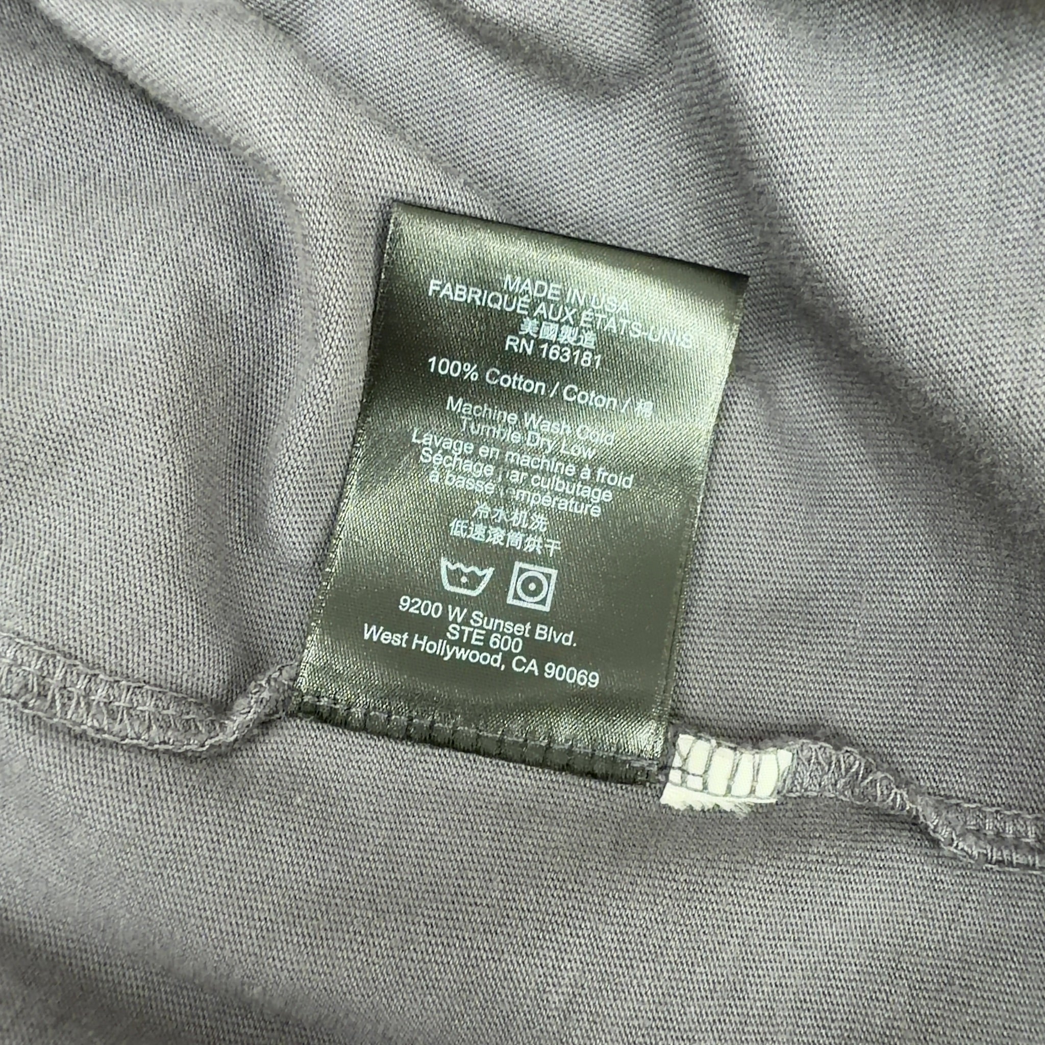 Rhude 2 Tee Grey