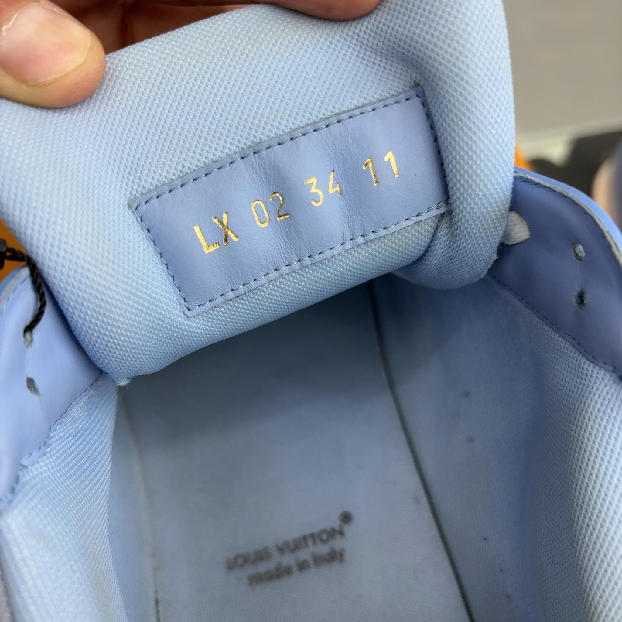 Louis Vuitton LV Trainer Light Blue White