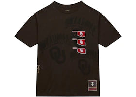 Travis Scott x Mitchell & Ness Oklahoma Sooners Seal T-Shirt Brown