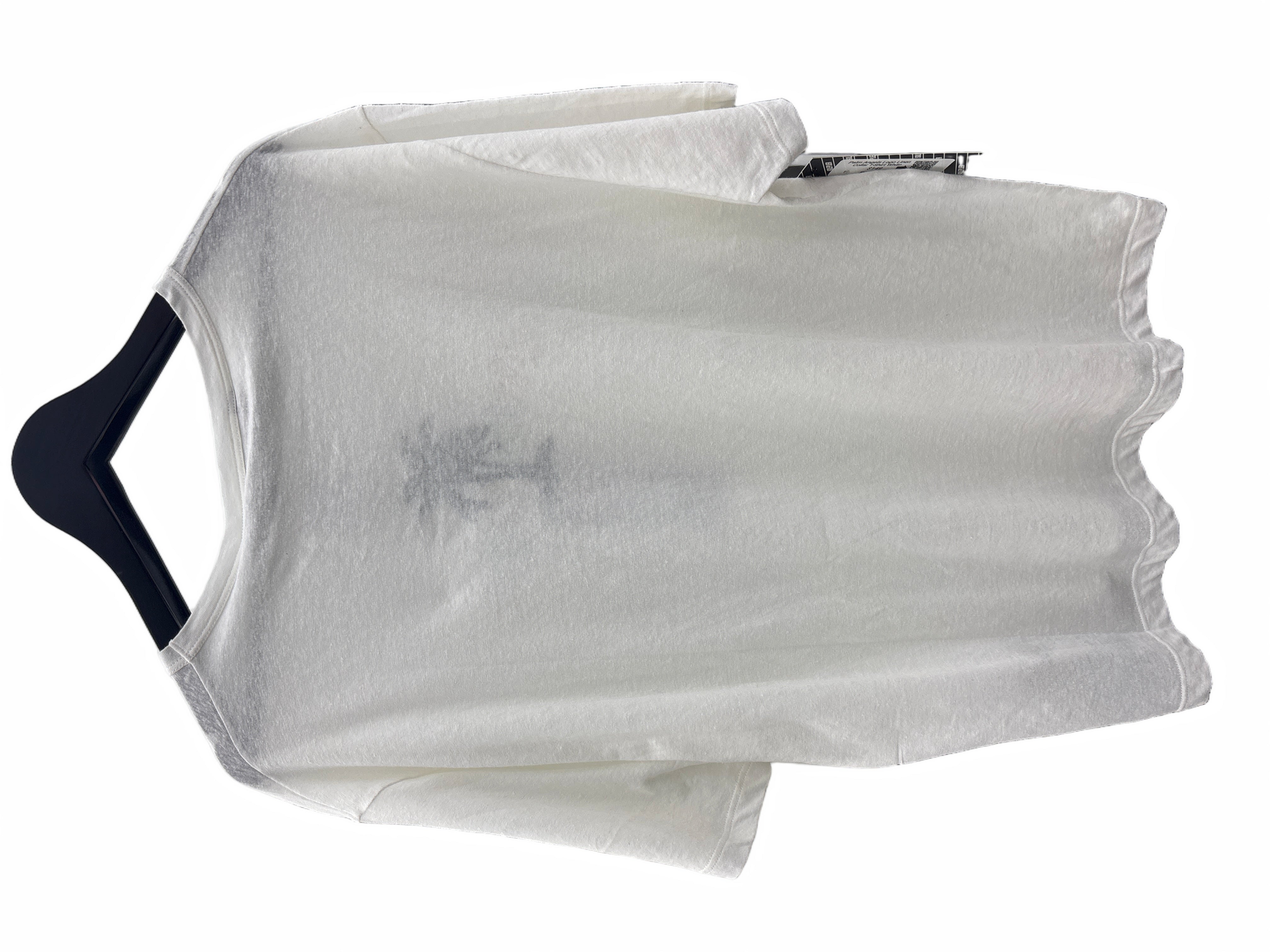 Palm Angels Logo Linen Collar T-Shirt White