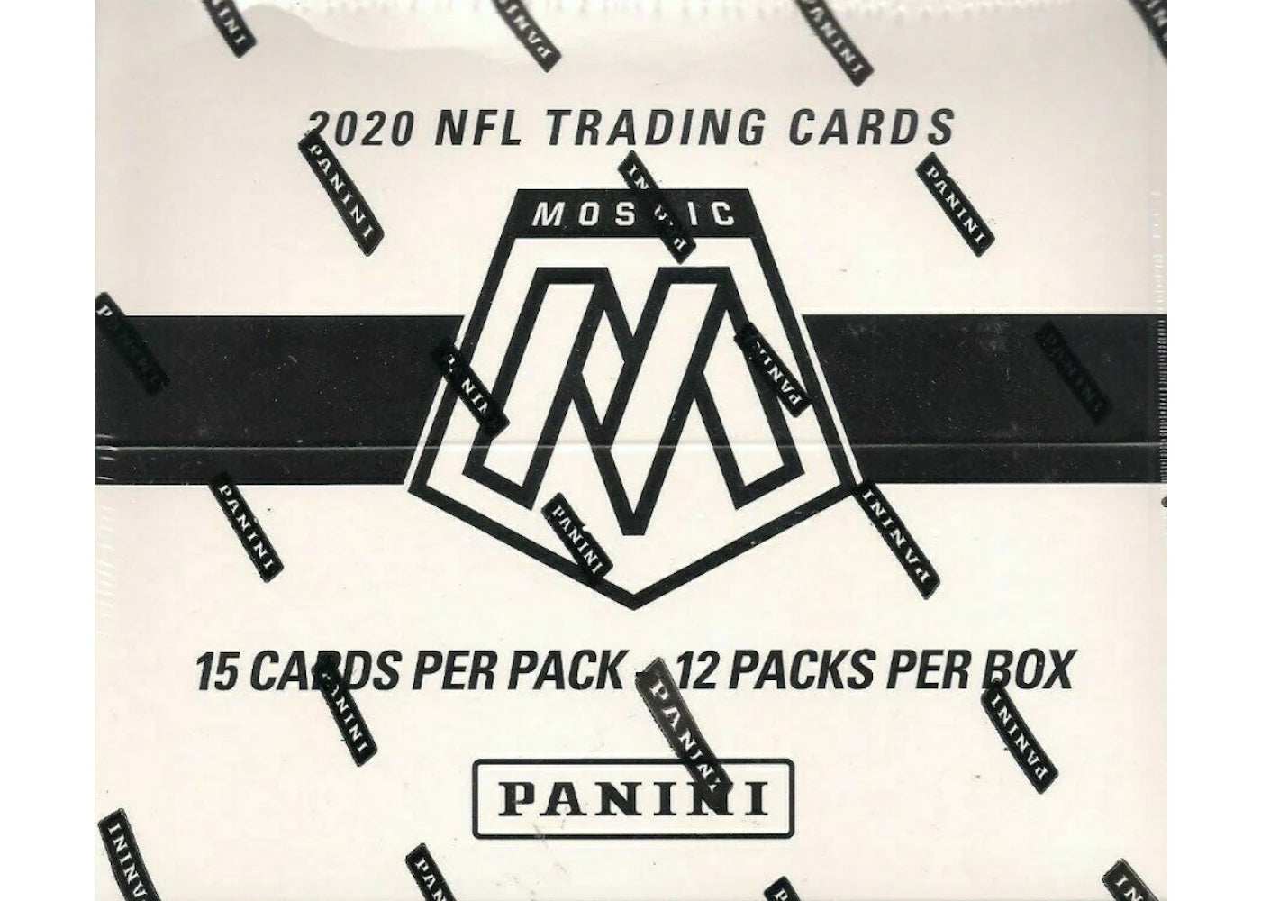 2020 Panini Mosaic Football Factory Sealed Cello Box