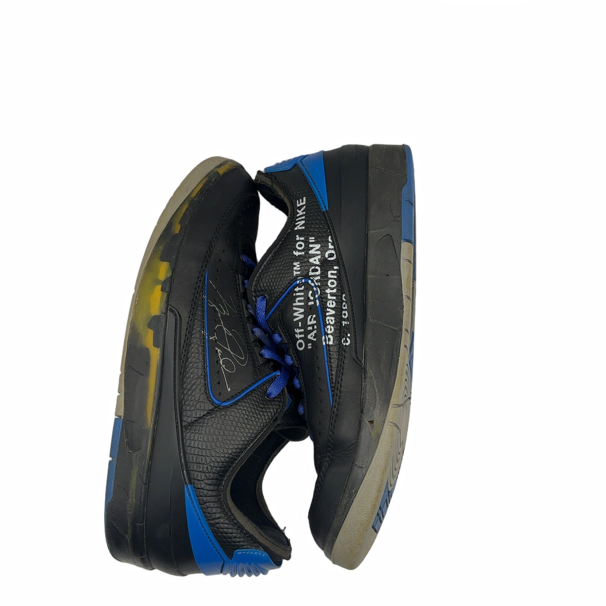 Jordan 2 Retro Low SP Off-White Black Blue
