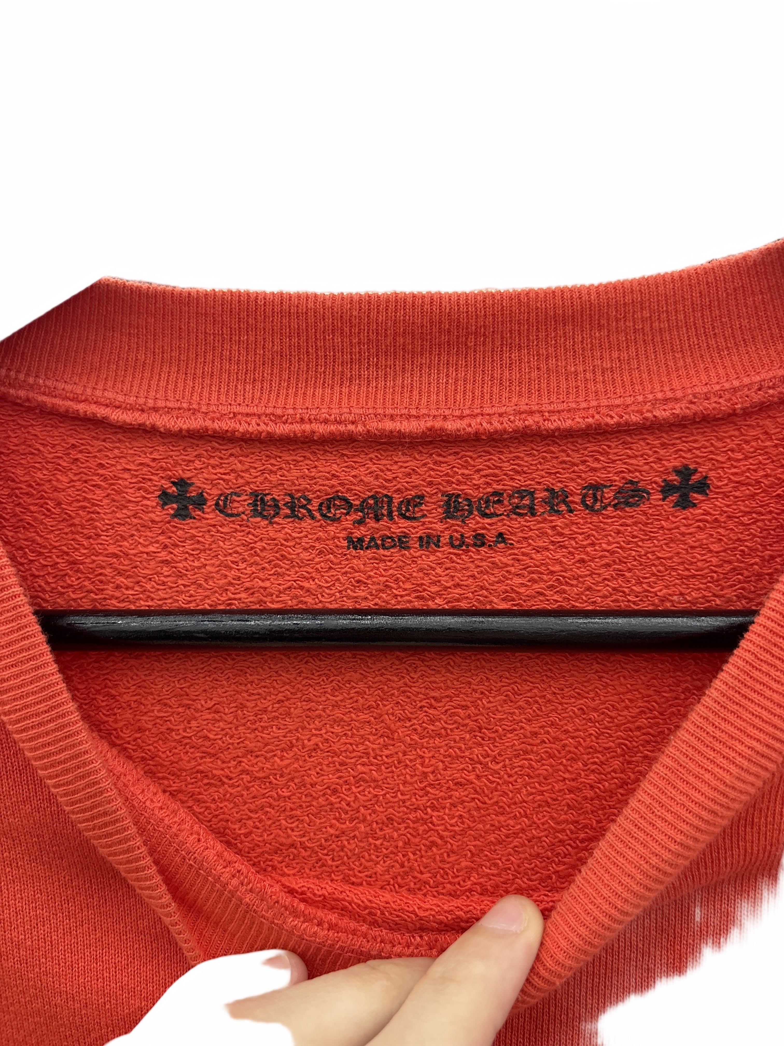 Chrome Hearts x Matty Boy PPO U HD PLVR Red Sweatshirt Red