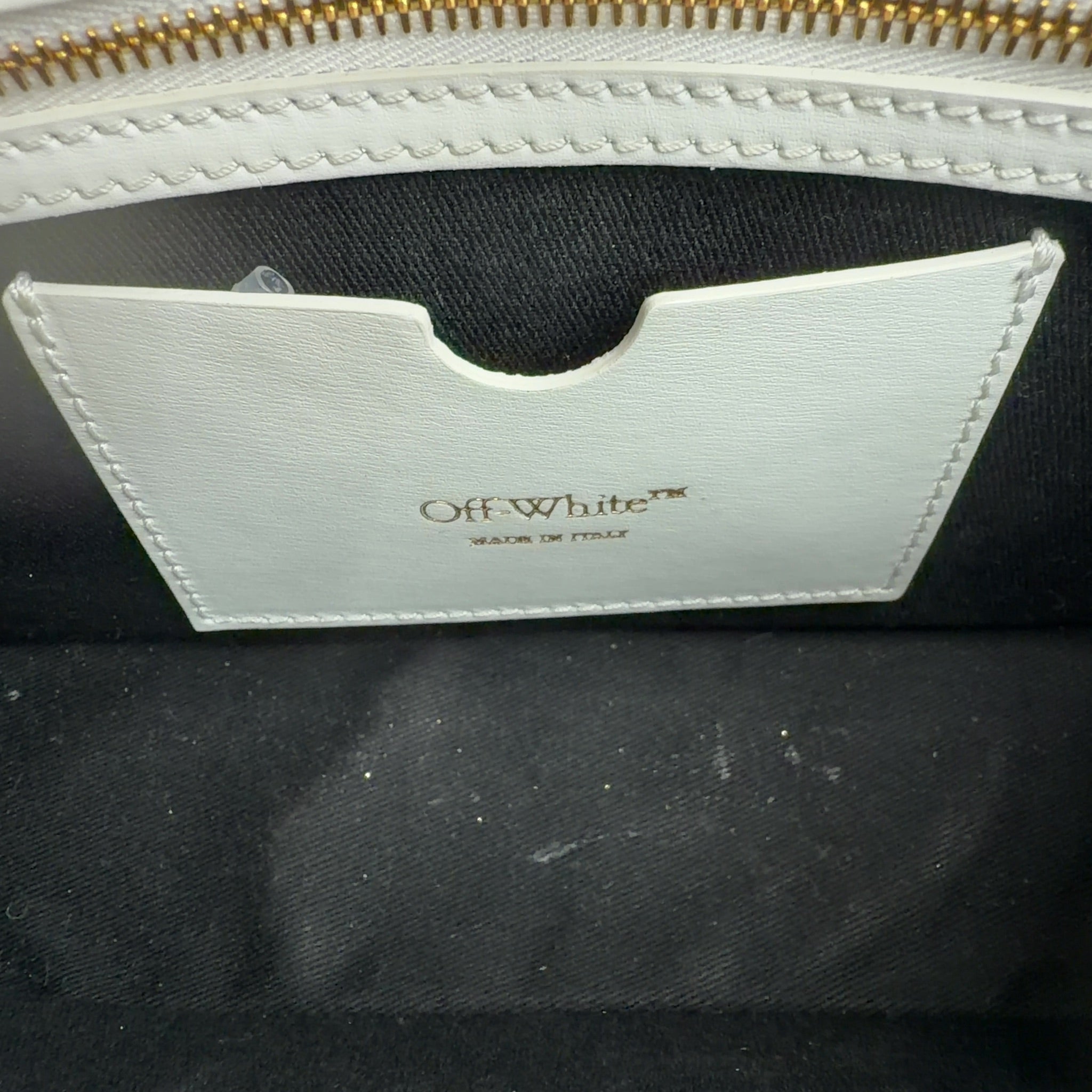 OFF-WHITE Plain Binder M Shoulder Bag White