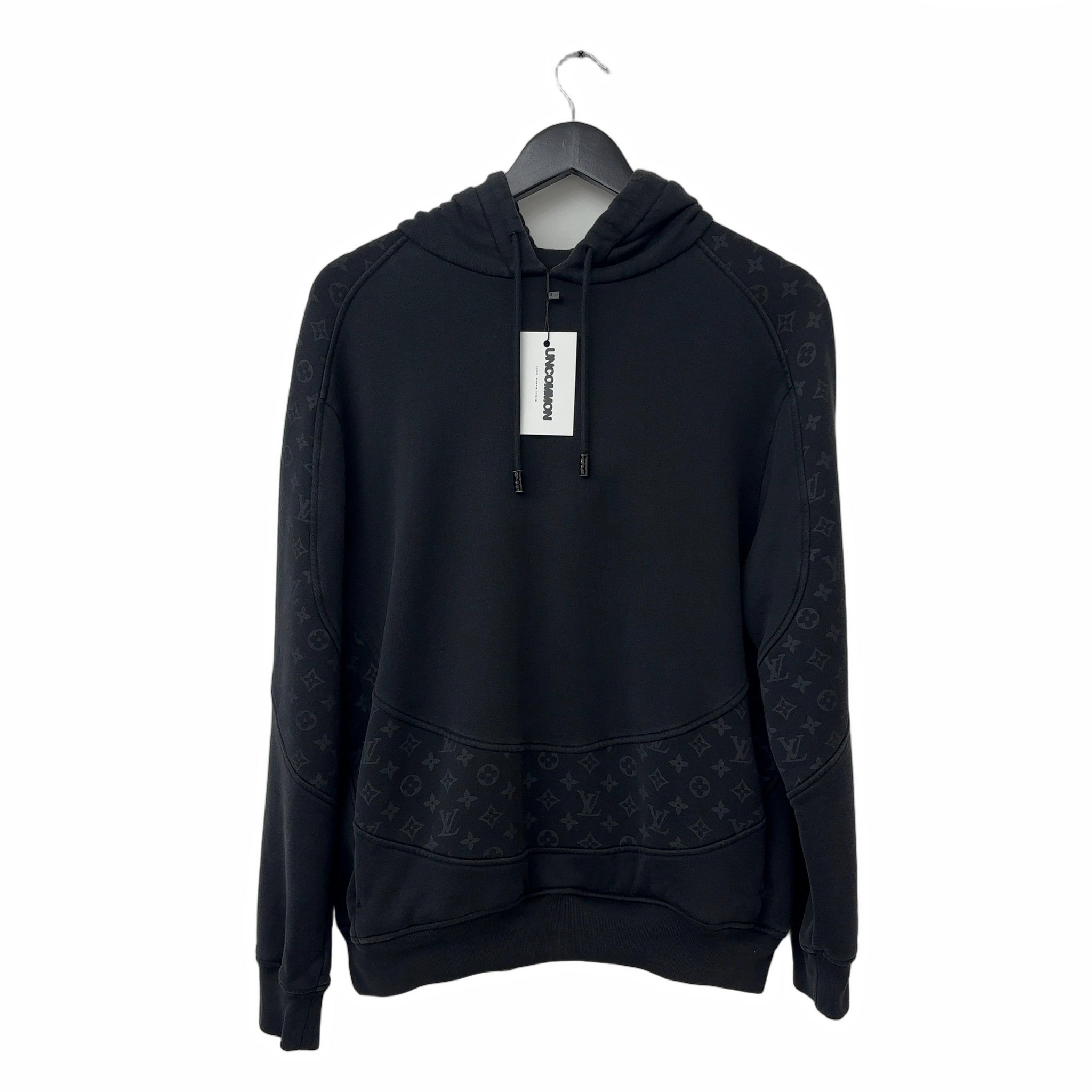 Louis Vuitton Monogram Circle Cut Hoodie Black