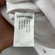 Chrome Hearts Vertical Logo Hoodie White
