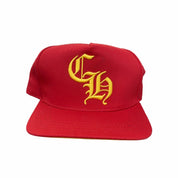 Chrome Hearts CH Silver Button Hat Red/Yellow