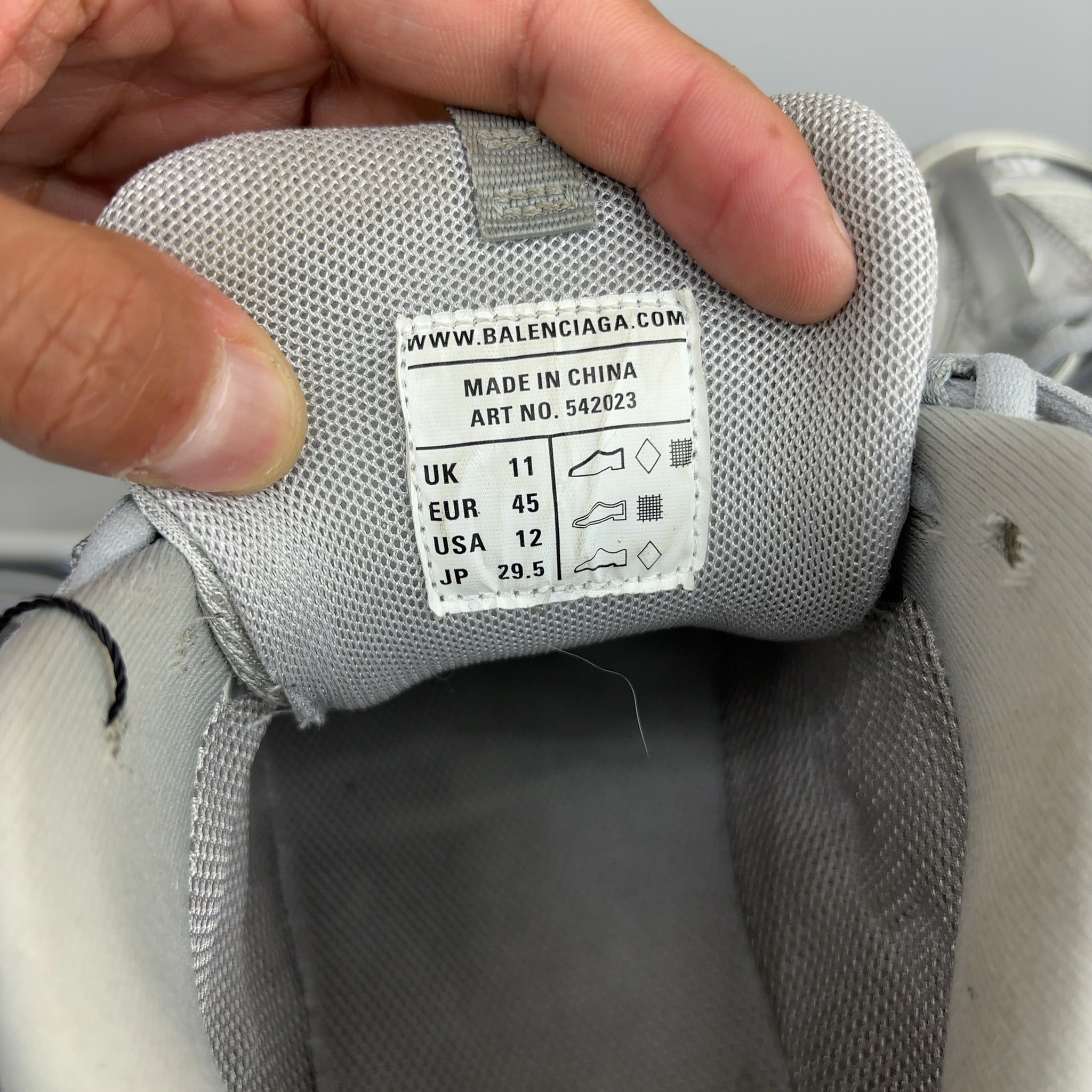 Balenciaga Track Triple Silver