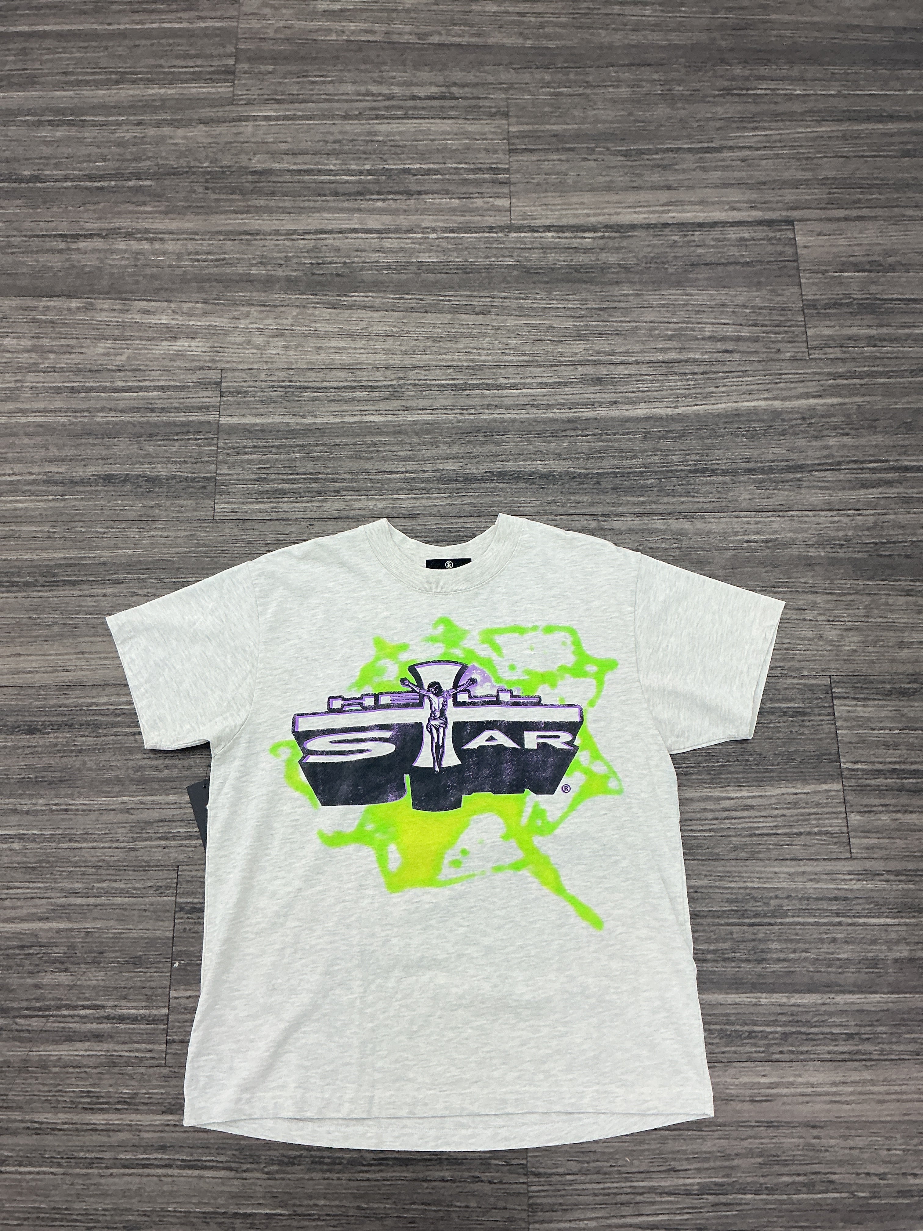 Hellstar Jesus T-Shirt Grey