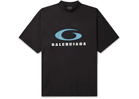 Balenciaga Loop Sports Icon Tee Black